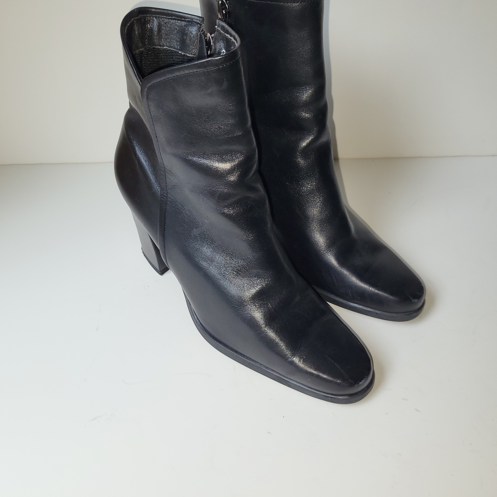 Enzo Angiolini Black Heeled Boots